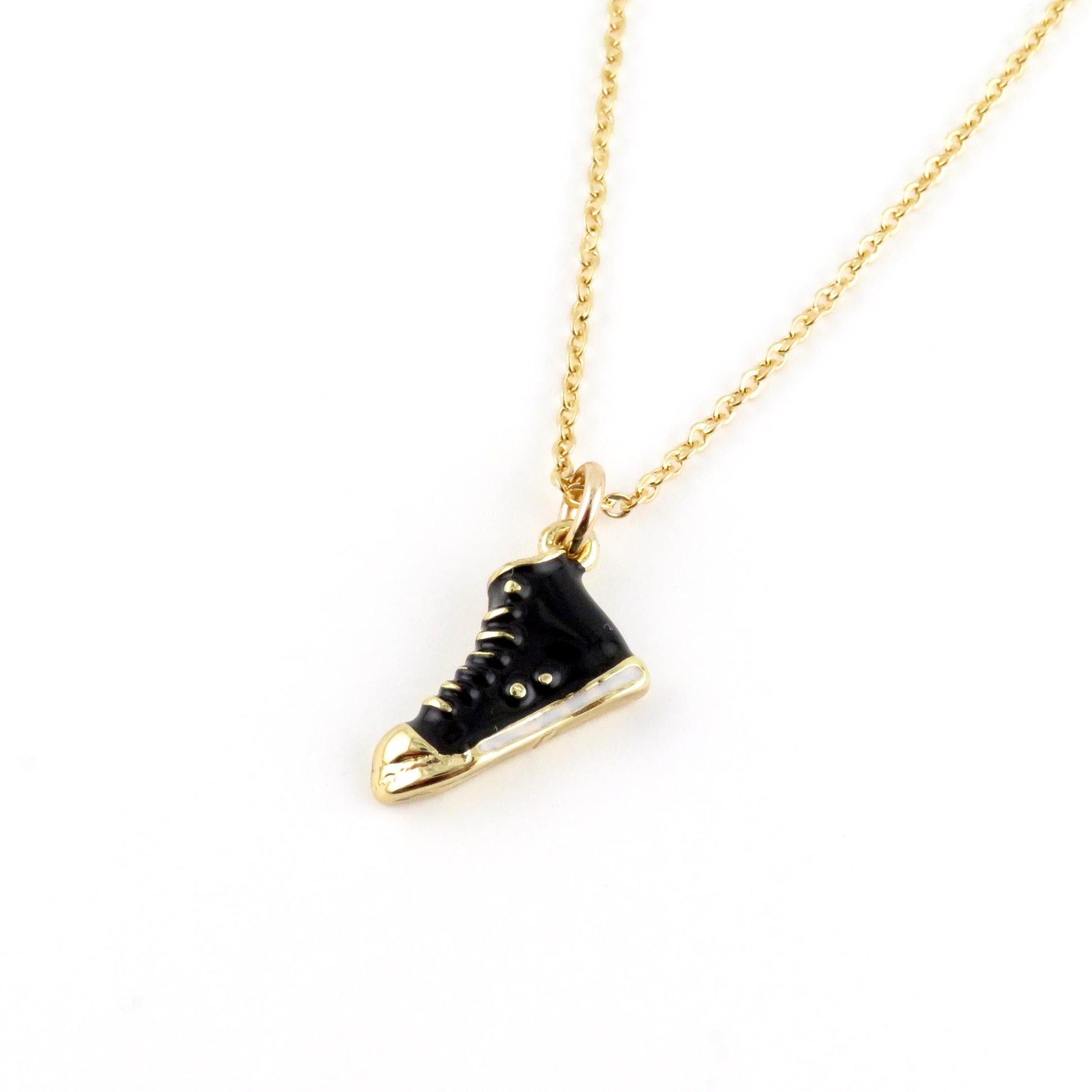 Pink Celestial Necklace | Gold Celestial Necklace | Gold Moon Pendant | Gold Pink CZ Moon Charm | Sparkly Pink Necklace |