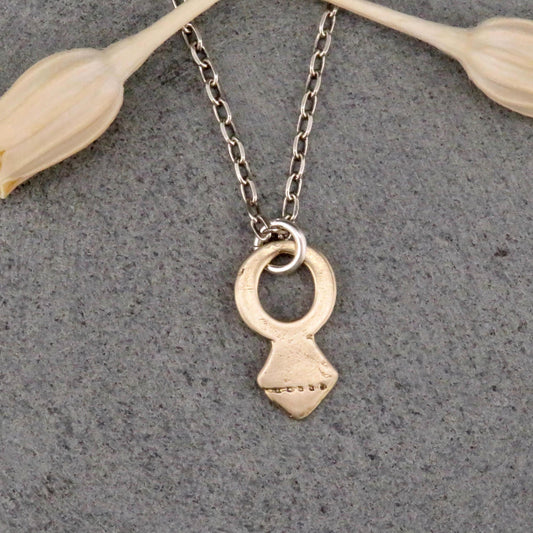 Rustic Brass Necklace