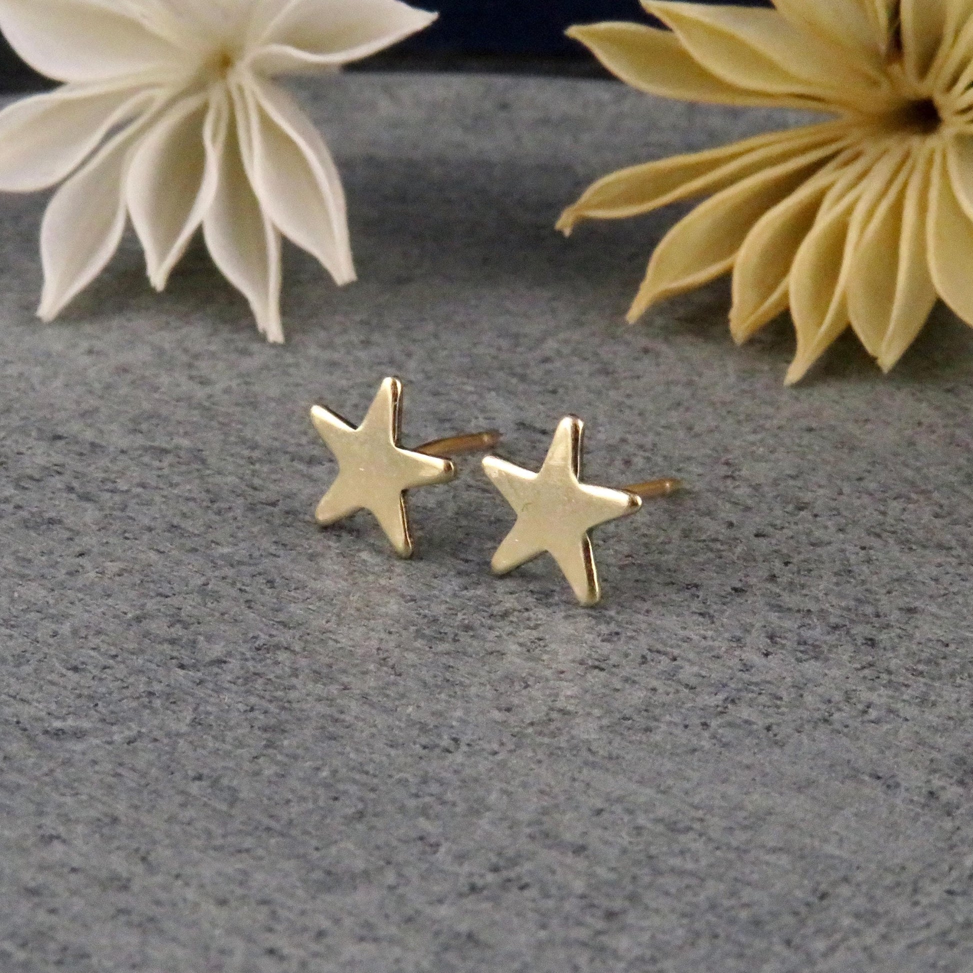 Gold Post Earrings | Gold Star Stud Earrings | Gold Filled Star Posts | Gold Celestial Studs | Gold Filled Star Earrings | Gold Star Posts