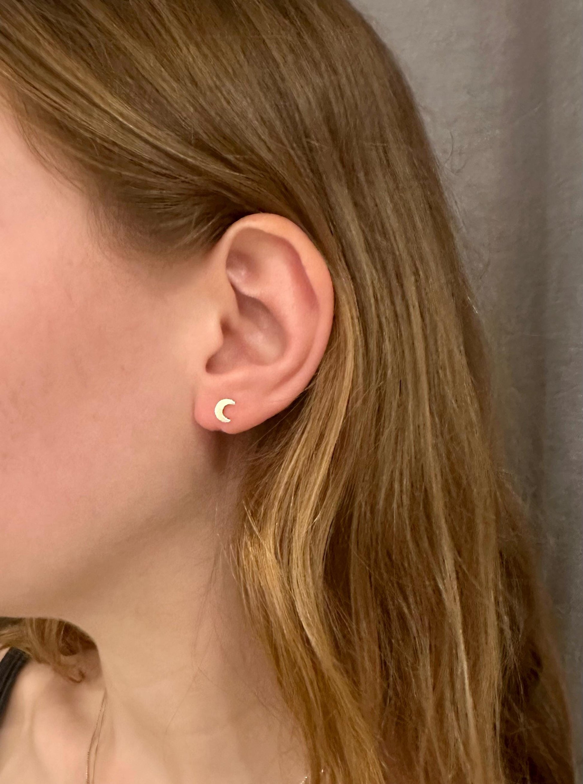 Celestial Post Earrings | Gold Star Moon Earrings | Mismatched Earrings | Gold Celestial Studs | Gold Filled Moon Star Earrings | Gold Posts