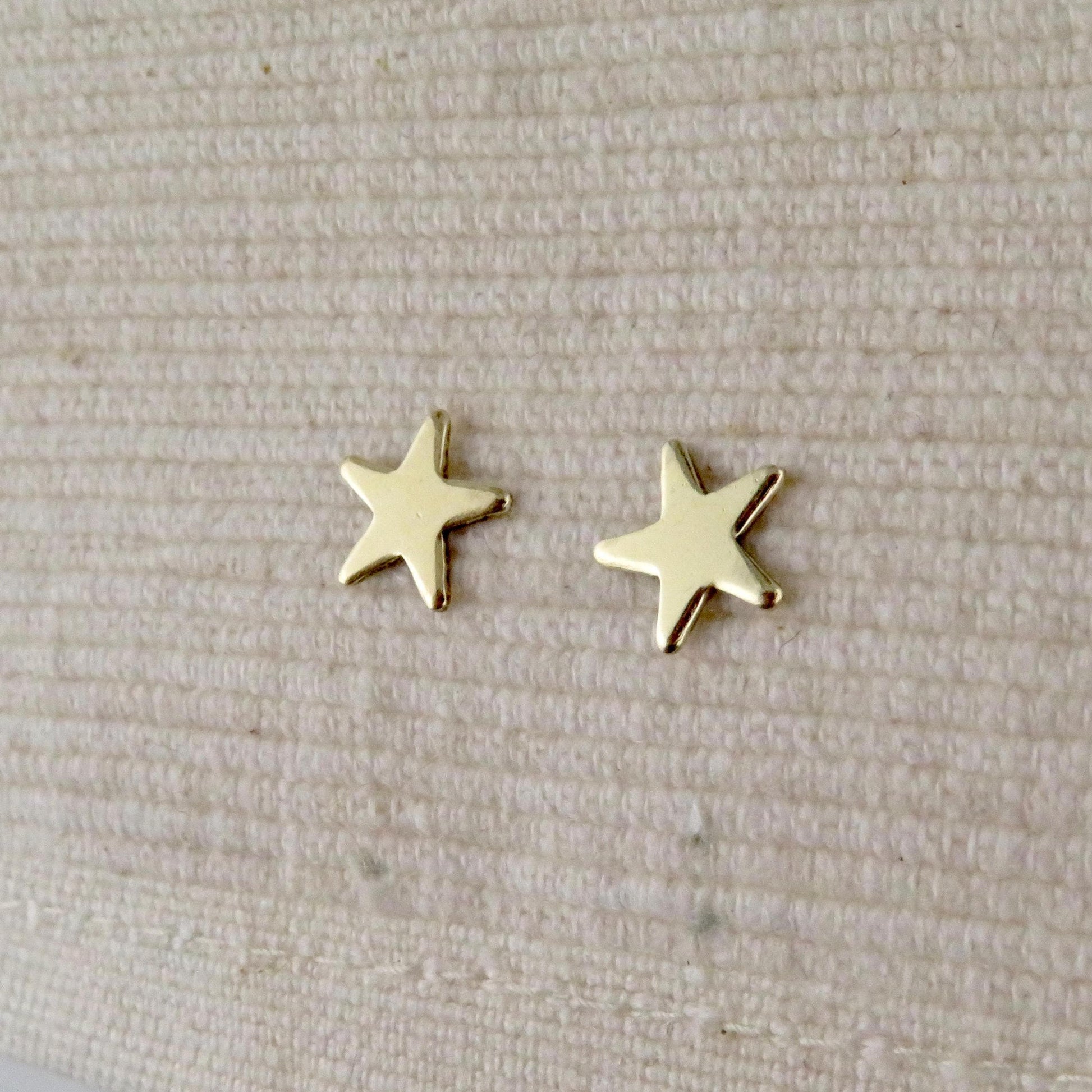 Gold Post Earrings | Gold Star Stud Earrings | Gold Filled Star Posts | Gold Celestial Studs | Gold Filled Star Earrings | Gold Star Posts