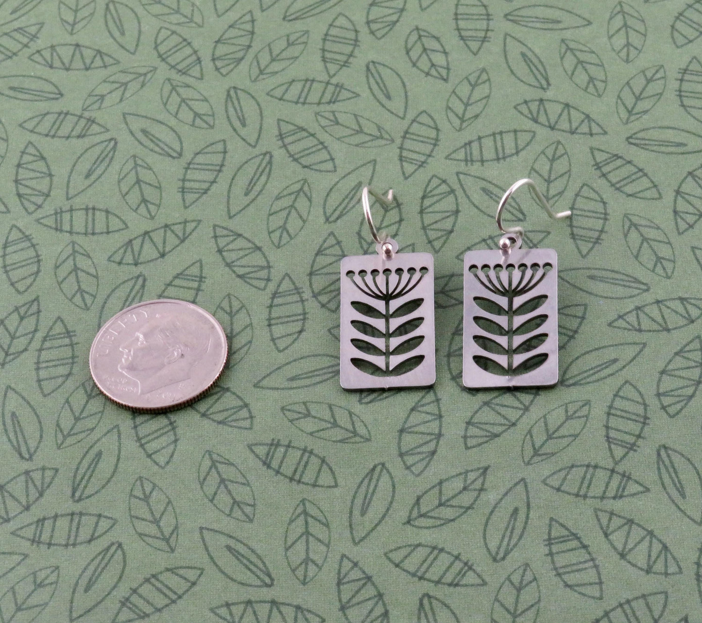 Silver Flower Earrings | Lightweight Flower Earrings | Silver Floral Earrings | Laser Cut Flower Earrings | Cut Out Flower | Spring Earrings