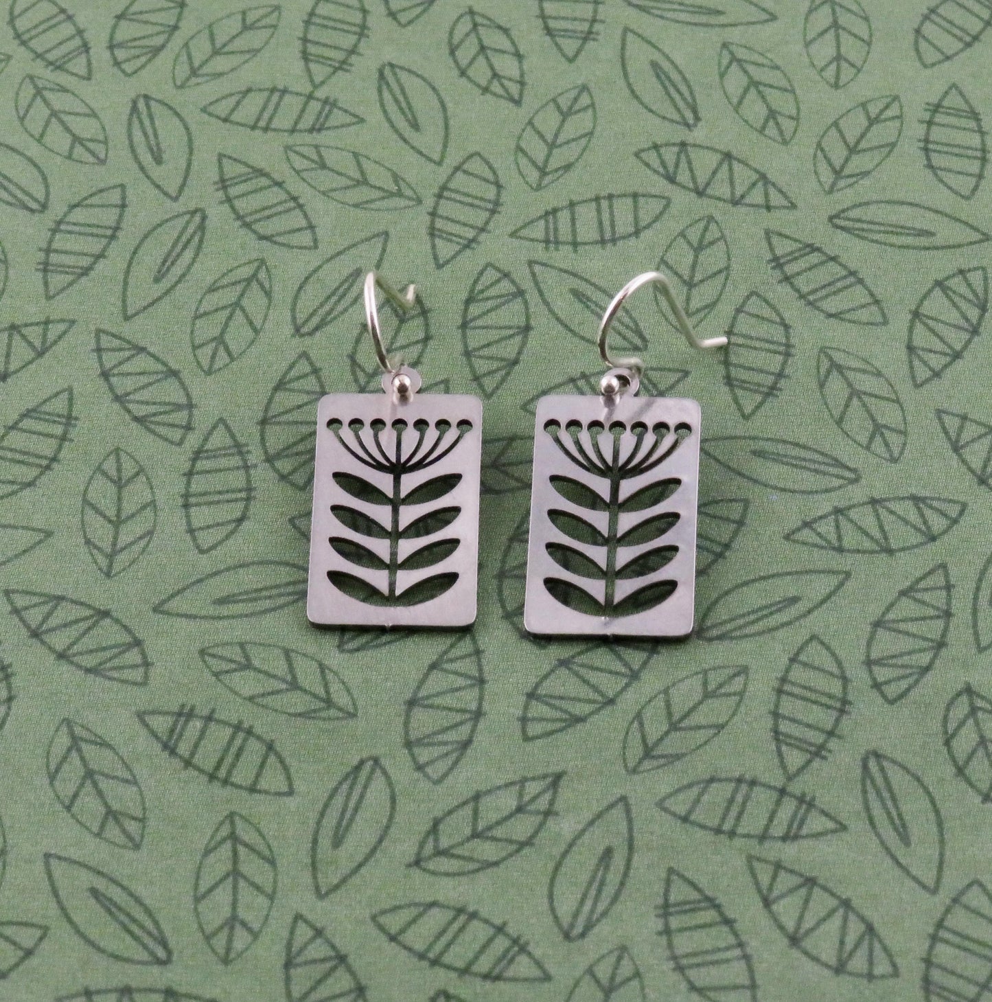 Silver Flower Earrings | Lightweight Flower Earrings | Silver Floral Earrings | Laser Cut Flower Earrings | Cut Out Flower | Spring Earrings