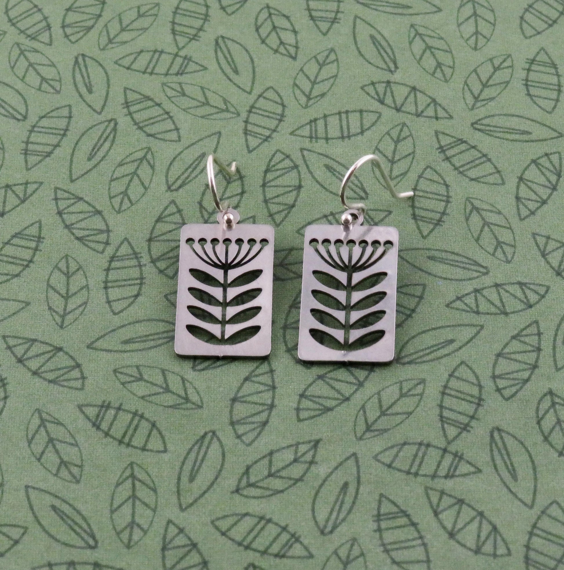 Silver Flower Earrings | Lightweight Flower Earrings | Silver Floral Earrings | Laser Cut Flower Earrings | Cut Out Flower | Spring Earrings