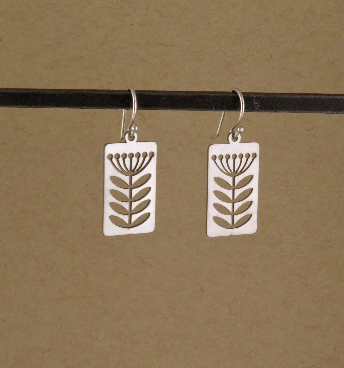 Silver Flower Earrings | Lightweight Flower Earrings | Silver Floral Earrings | Laser Cut Flower Earrings | Cut Out Flower | Spring Earrings