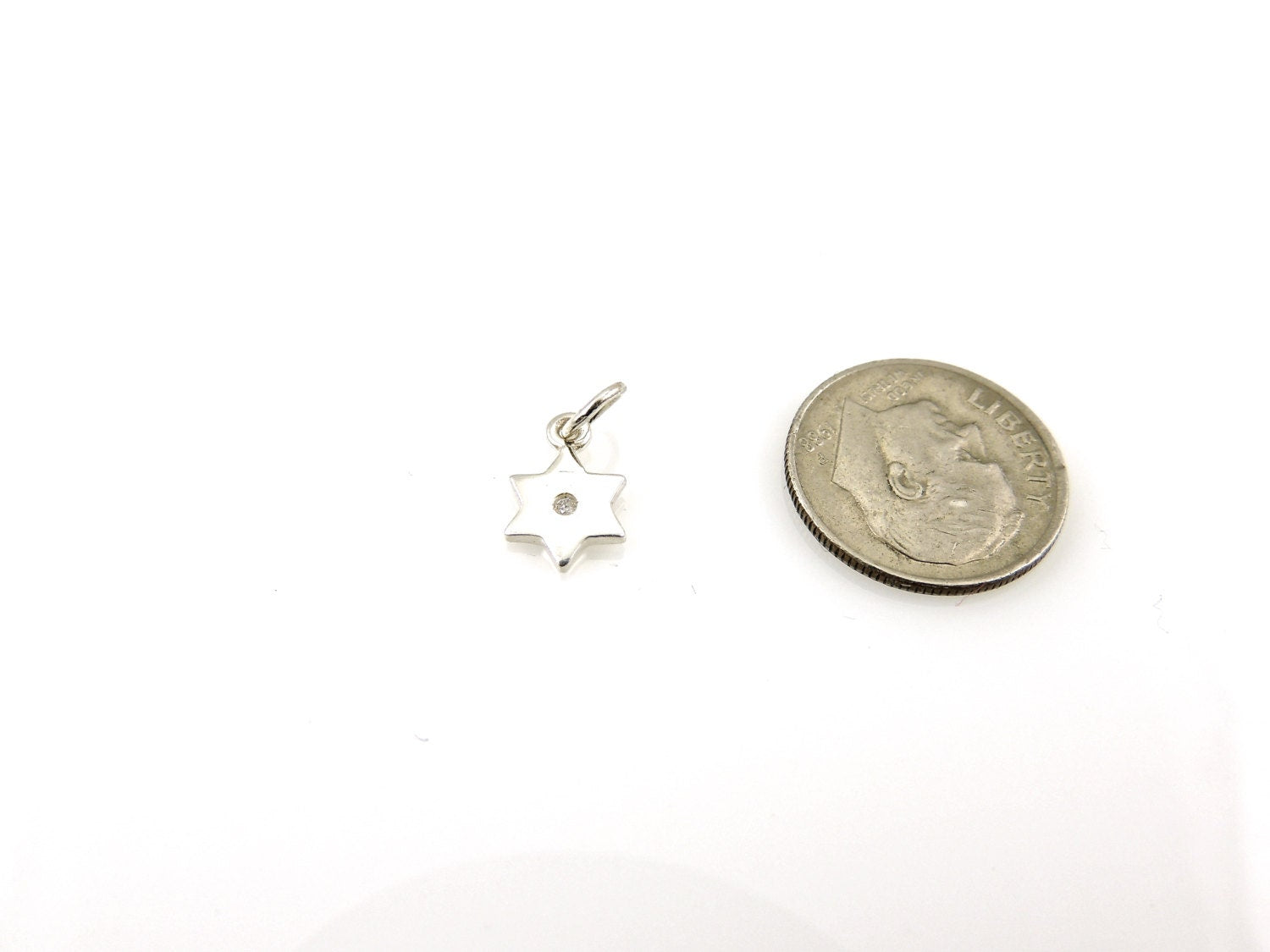 Jewish Star Necklace, Judaic Necklace, Bat Mitzvah Gift, Magen David Necklace, Star David Necklace, Spiritual Gift, Diamond Star Necklace